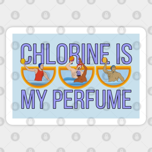 Chlorine is My Perfume Sticker by DiegoCarvalho